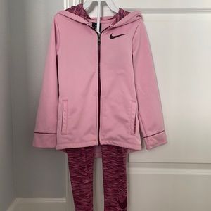 Nike Dri-Fit Hoodie & Legging Set. Size 6x.